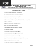 CC Module-1, 2& 3 Questions