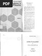 WAHL, François. Estruturalismo e Filosofia