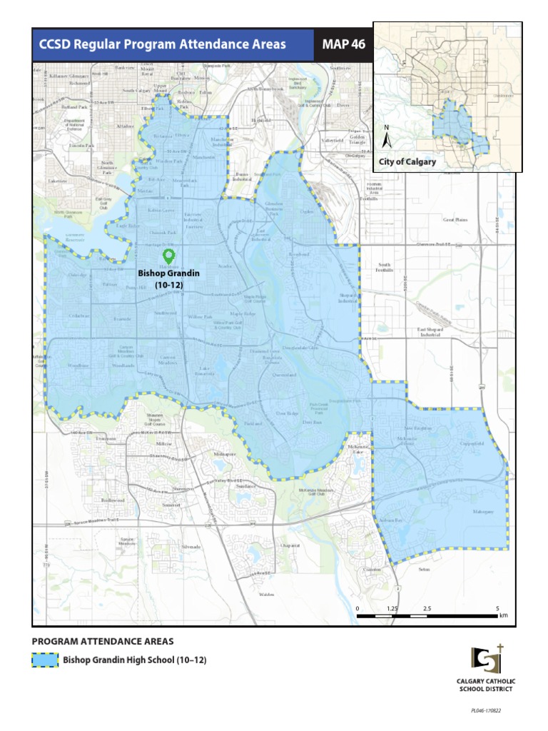 Bishop Grandin High School Attendance Map | PDF