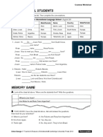 Interchange4thEd Level1 Unit01 Grammar Worksheet