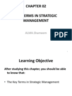 Key Terms in Strategic Management: ALMA - Shameem