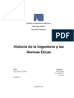 Ensayo de Historia de La Ingenereria y Sus Normas Eticas