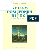 Fulton Sheen - 7 Posljednjih Riječi