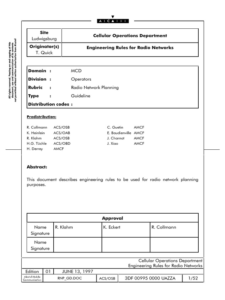RNP Enginneering Rules | PDF
