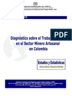 Diagnóstico Sobre El Trabajo Infantil en El Sector Minero Artesanal en Colombia