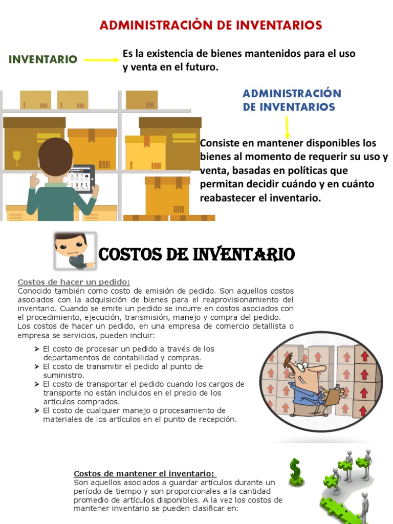 Costos y Tipos de Inventarios | PDF | Inventario | Costo