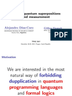 SLIDES: Typing Quantum Superpositions and Measurements