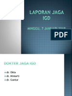 Laporan Jaga Igd