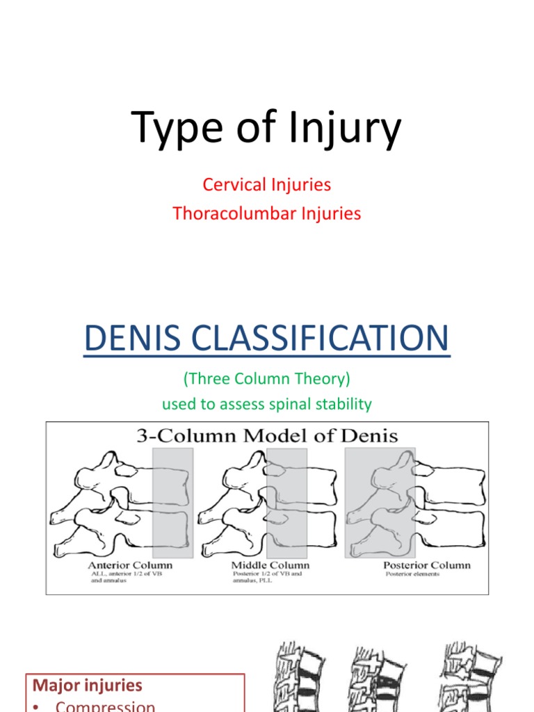 Mode of Injury | PDF | Vertebral Column | Vertebra