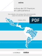 Prospects For Premium OTT in LATAM 2016 Spanish PDF