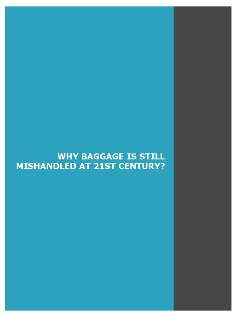 Baggage Handling Dissertation Compiled PDF Qualitative Research