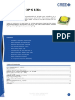 Cree Xlamp XP-G Leds: Data Sheet