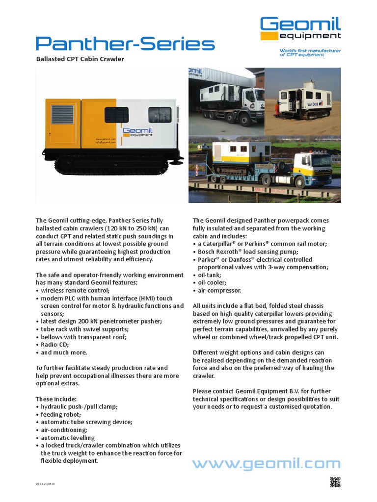 Geomil Panther Series Leaflet | PDF