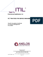 ITIL Foundation 