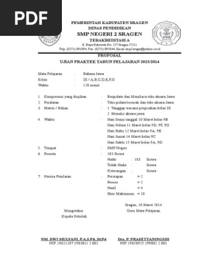 Ujian Praktek Smp 2