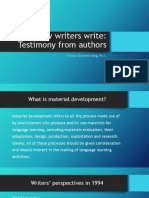 PPT-How Writers Write