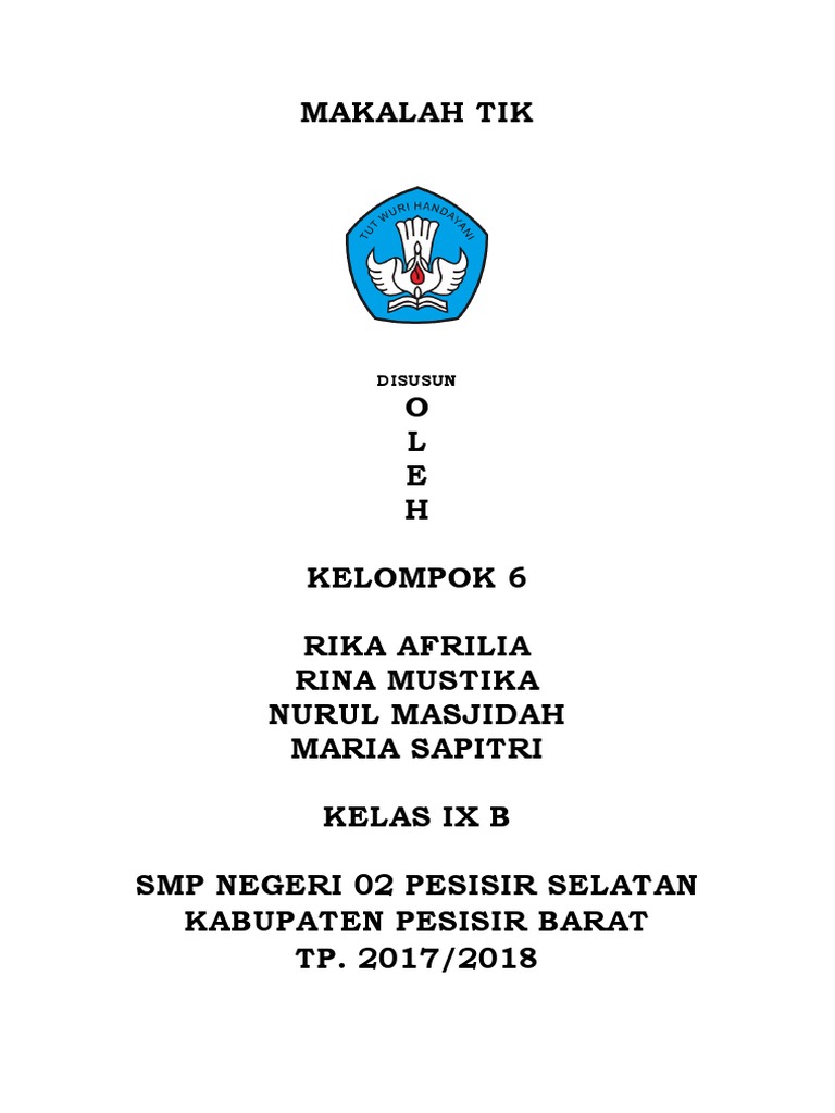 Makalah Tik Kelompok 6