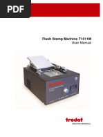 User Manual Flash Machine T1511M en