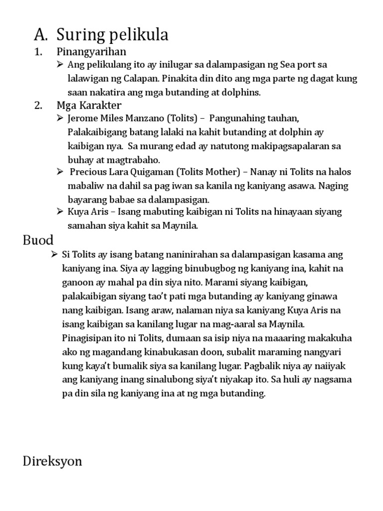 Suring Pelikula | PDF
