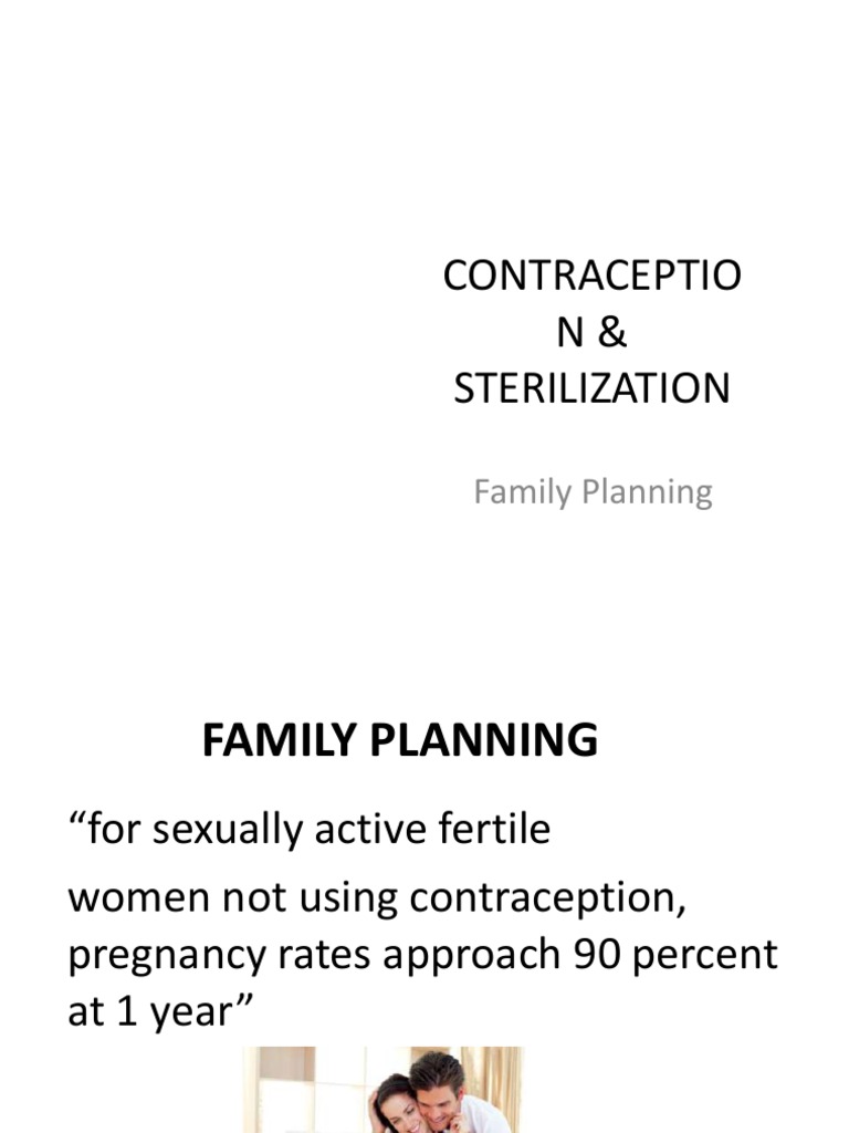 Contraception Sterilization Birth Control Combined Oral