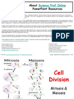 Cell Division Mitosis Meiosis Biology Lecture 
