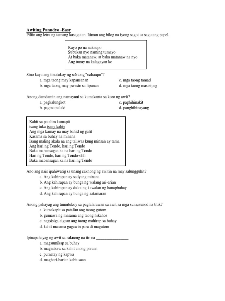 Draft 3rd Q Test Paper | PDF