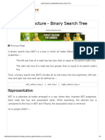 Data Structures and Algorithms Binary Search Tree