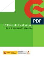 Politica de Evaluacion