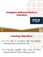 3 Philippine National Artists in Literature