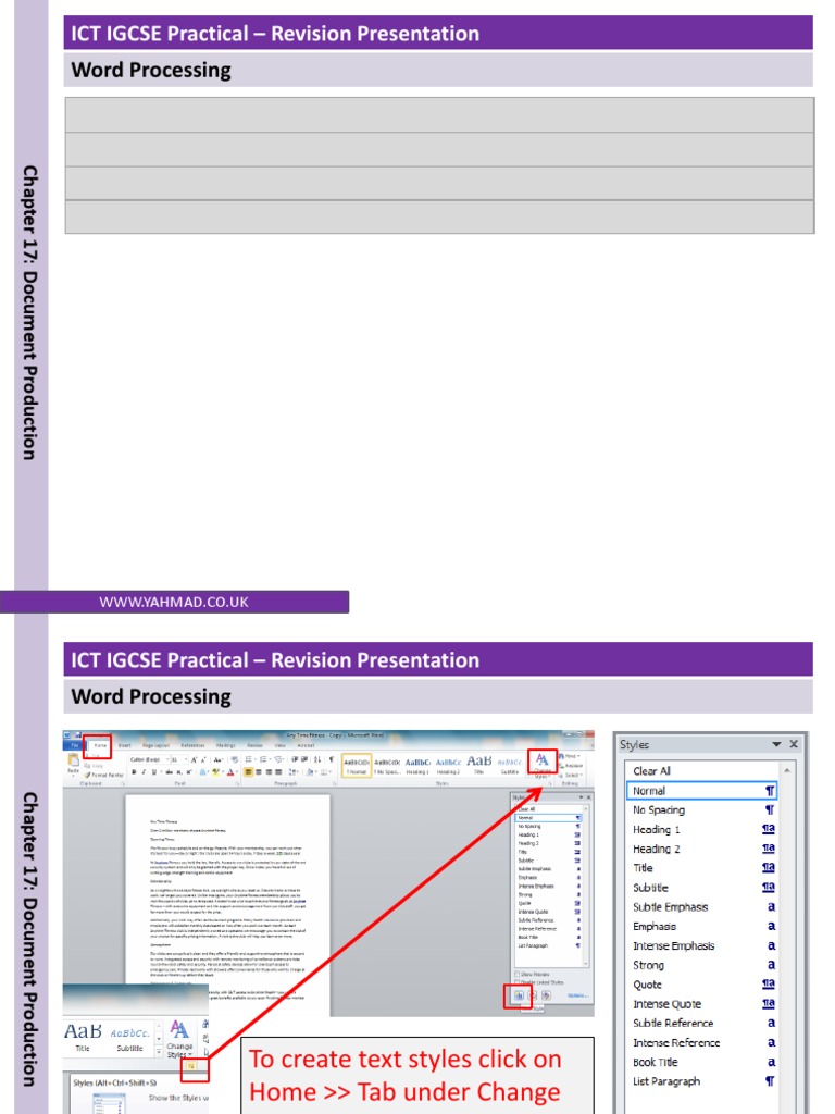 Chapter 17 Overview | PDF | Word Processor | Paragraph
