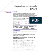 Corrections Des Exercices Du Tp2