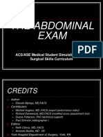Abdominal Exam