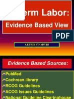 Preterm Labor Evidence Based Review