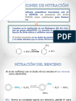 Reacciones de Nitracion