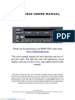 Blaupunkt Cd43 Users Manual