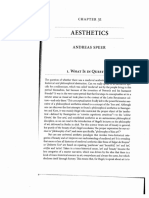 A. SPEER - Aesthetics - Oxford Handbook of Medieval Philosophy
