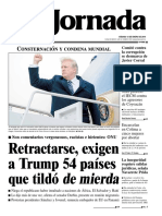 Portada La Jornada 13/01/2018