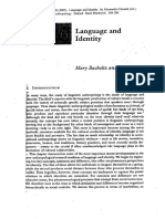 Bucholtz, Mary Hall, Kira. Language and Identity PDF