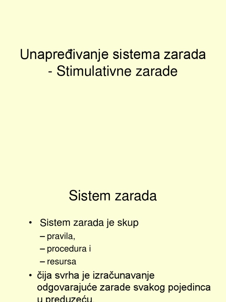 12 PR Sistemi Zarada PDF | PDF