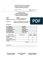 Control de Avance Del Proyecto Integrador