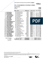 125ccm San Marino 2010 Qualifying