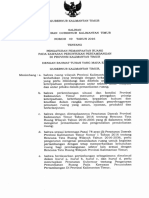 Pergub Kaltim No 49 Tahun 2016 - Pengaturan Pemanfaatan Ruang Pada Kawasan Pertambangan