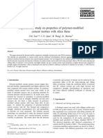 Experimental Study On Properties of Polymer-Modified Cement Mortars With Silica Fume