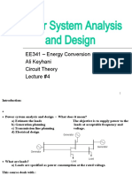 Power System Analysis and Design: EE341 - Energy Conversion Ali Keyhani Circuit Theory Lecture #4