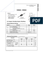 3.0 Ampere Schottky Barrier Rectifiers: Absolute Maximum Ratings