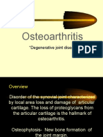 Osteoarthritis: "Degenerative Joint Disease"