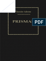 Adorno, T. - Prismas. La Critica de La Cultura y La Sociedad