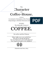 The Character of a Coffee House