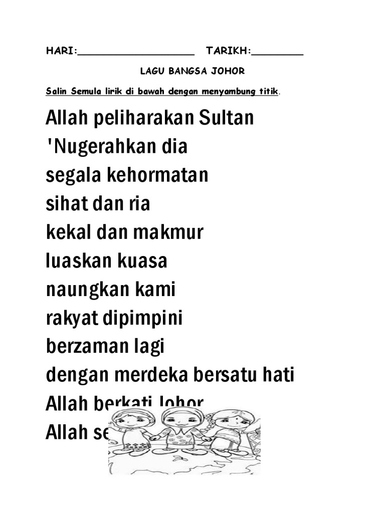 Lagu Bangsa Johor Pdf
