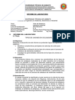 Informe Tipos Soldadura